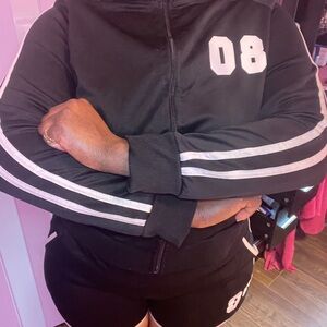 Black and Gray Women's Jacket